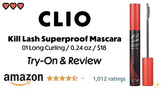 Clio Kill Lash Superproof Mascara ⏐Try-On & Review
