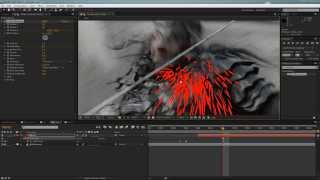 Creating custom blood spatter in After Effects using CC Mr Mercury Part 1