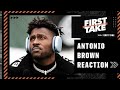 First Take reacts to Antonio Brown leaving during the game in the Buccaneers-Jets matchup