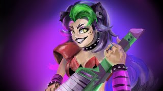Information Roxanne Wolf Speedpaint/Krita Update