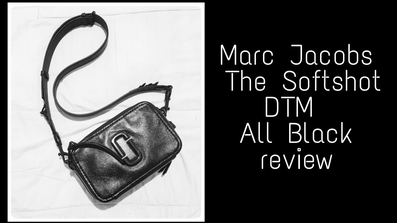 Marc Jacobs The Softshot DTM All Black review// Marc Jacob softshot 