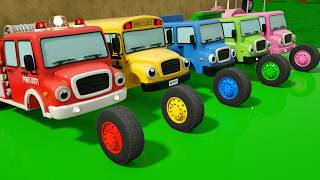 Super Simple Songs - Baby shark+Finger Family and others - find the right wheel-Baby Nursery Rhymes