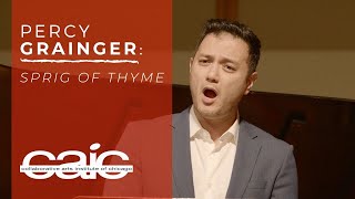 PERCY GRAINGER: Sprig of Thyme