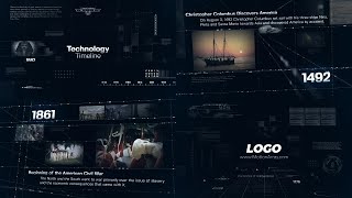 Technology Timeline After Effects Templates