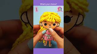 3 Hairstyles For Toca Boca Paper Dolls Diy Fun Ideas