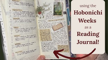 How to use the Hobonichi Weeks as a Reading Journal!
