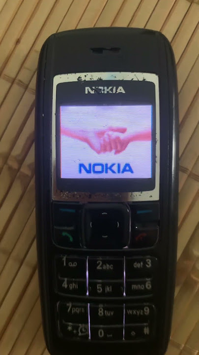 Nokia 1600 startup has battery empty! #nokia