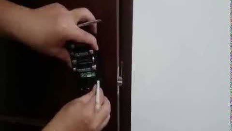 G200MF-2 Rano Mifare Electronic Door Lock Install