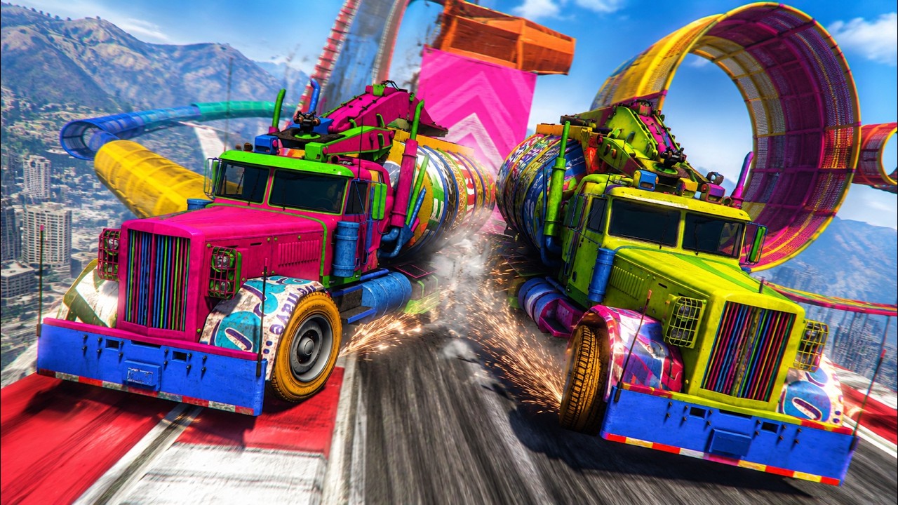 EURO TRUCK SIMULATOR in GTA 5😅🔥