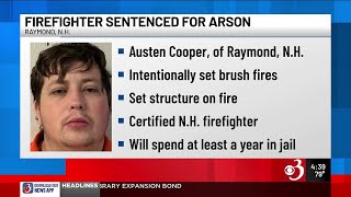 New Hampshire firefighter pleads guilty to arson