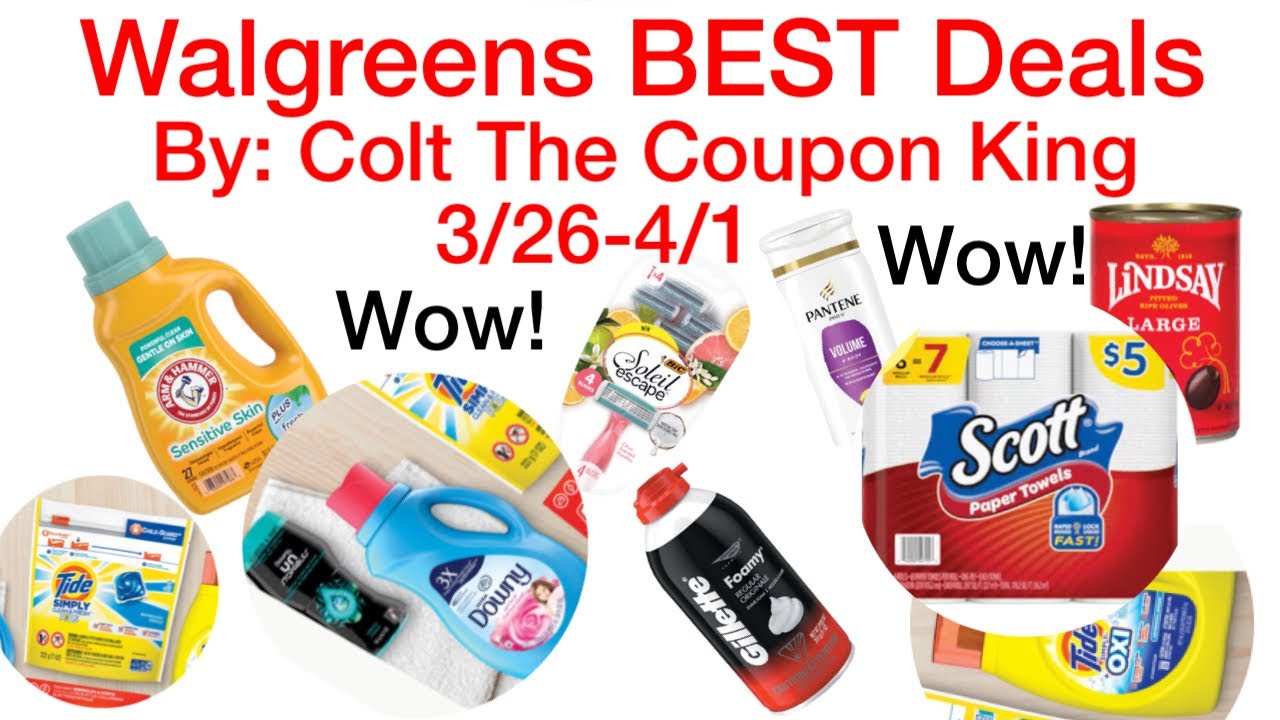 Walgreens BEST Deals next week3/254/110 GREAT DEALS🔥🔥 YouTube