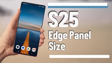 Samsung Galaxy S25, S25+ Ultra | How to To Change Edge Panel Size