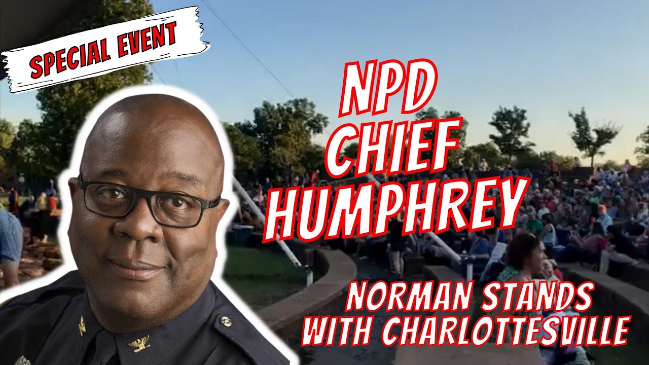 Earth Rebirth Diaries: Police Chief Humphrey speaks at Norman Stands w Charlottesville event (2017)
