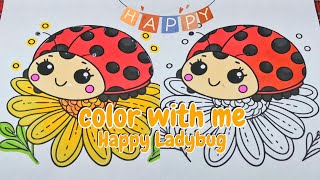 Famous How to Color a Ladybug! Color with me| Ladybug Coloring Pages| Marker Tutorial| Adult Coloring Profile