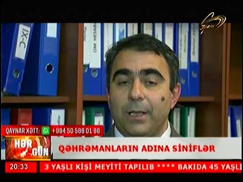 215 SAYL MEKTEBDE QEHREMANLARIN ADI SINIFLERE VERLD