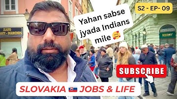 Europe ke is country mein sabse jyada Indians ko visa mil rha hai, chalo Bratislava!! 