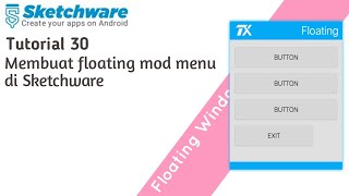 Membuat floating windows di sketchware