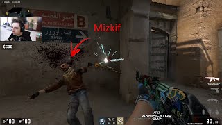 Shroud griefs Mizkif in CSGO