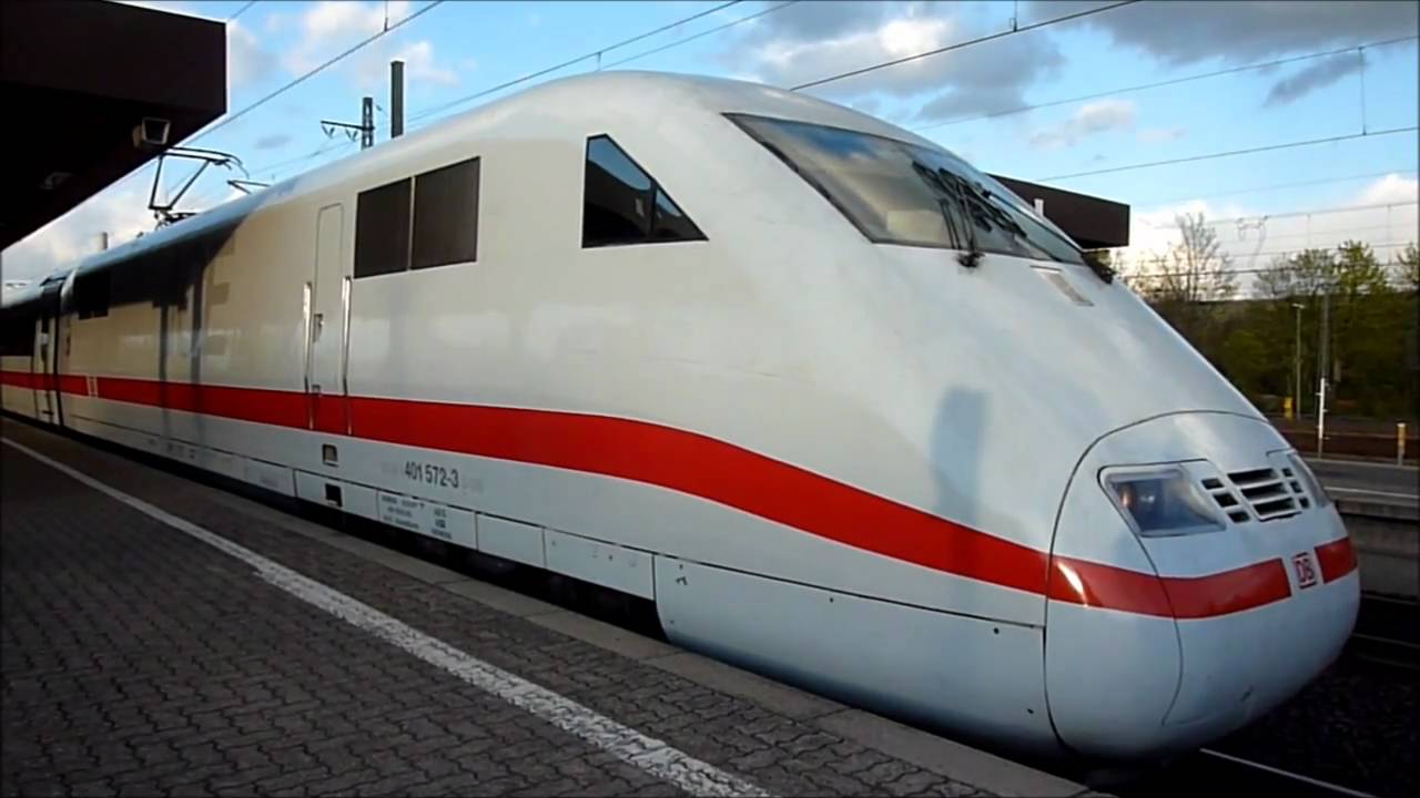 [HD] ICE773, class401(ICE1), at Goettingen / ICE1 ドレミファインバータ - YouTube