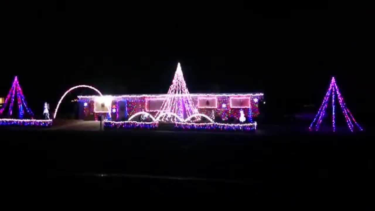 Crazy House Light Show!! YouTube
