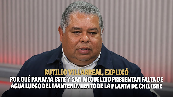 Idaan explained the lack of water in East Panama and San Miguelito after work in Chilibre