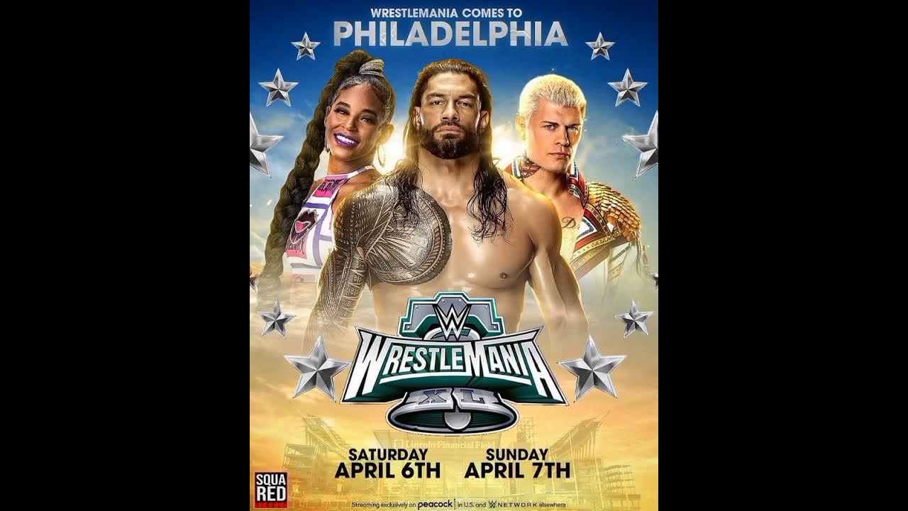 wwe WrestleMania 40 2024 Official theme song (Die For You) By Weekend
