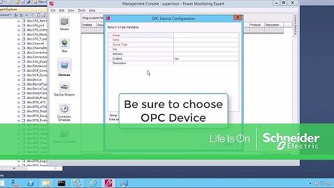 Creating Custom OPC DA Device Types in Power Monitoring Expert | Schneider Electric Support