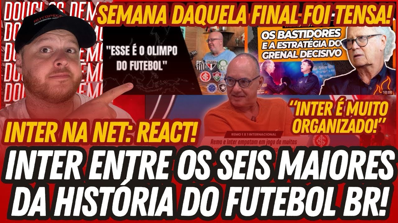 😱 #INTER NA NET | ENTRE OS SEIS MAIORES CLUBES DA HISTÓRIA • FALCÃO RELEMBRA TÍTULO SOBRE O GRÊMIO