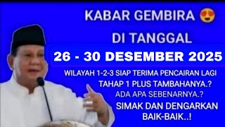 Download Lagu KABAR GEMBIRA DITANGGAL 24 DESEMBER 2025 KPM PKH BPNT YG MENUNGGU BANSOS TAHAP 4 CAIR SIMAK MP3