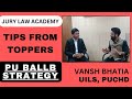 PU Law Entrance Exam preparation by Vansh | pu law entrance coaching in Chandigarh by Shubham Jain