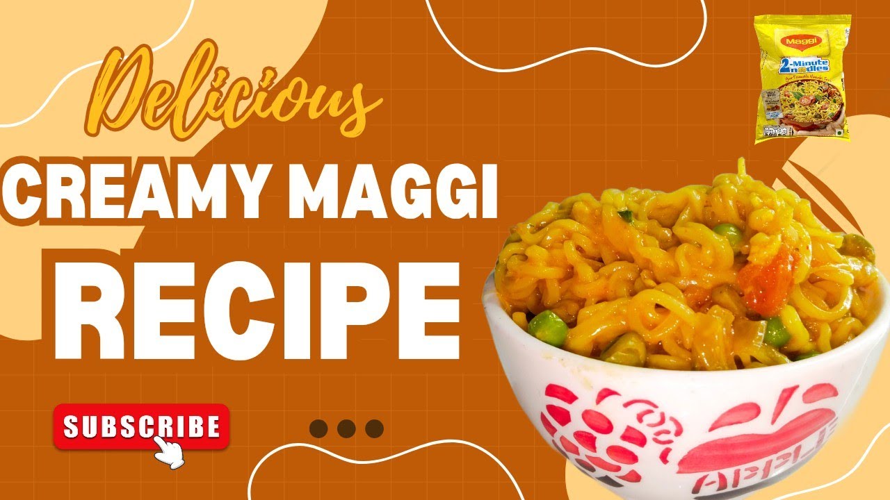 Delicious creamy Maggi recipe 😋 