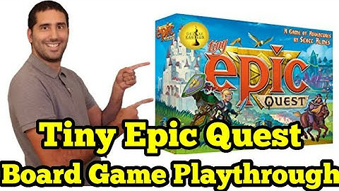 Tiny Epic Quest Playthrough (Solo)