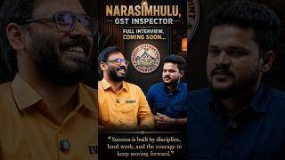 Bank Job to GST Inspector | Narasimhulu Success Journey | Full Interview Coming Soon | ECP