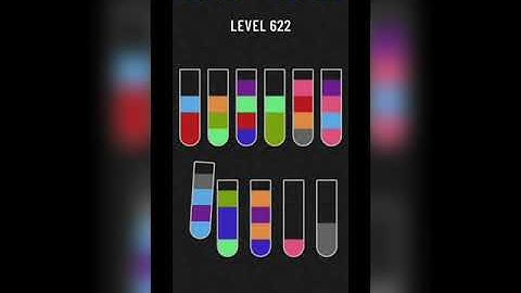 Water sort puzzle level 622