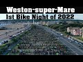 First westonsupermare bike night of 2022 motorcycle club ride out on my harley davidson fxdr 114