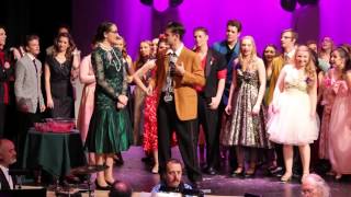 3/12/2016  Grease MHS.  Joey does Johnny Casino