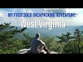 Solo backpacking perry valley george washington forest in west virginia