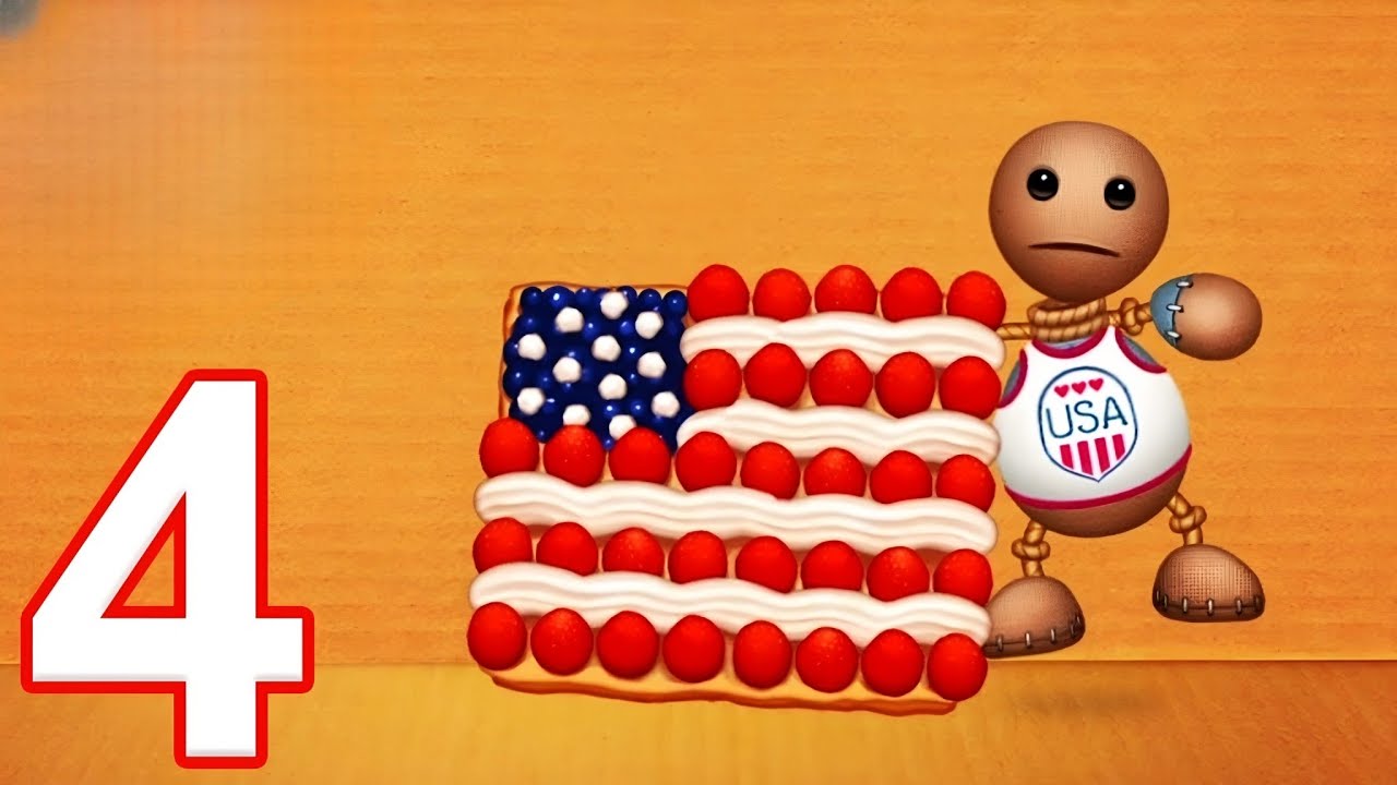 Kick the Buddy - Gameplay Walkthrough Part 4 - All Foods Weapons 