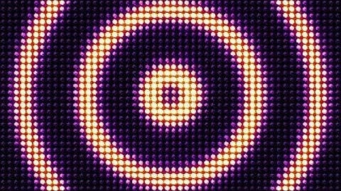 Concentric Circles Light Bulb LED Stock Motion Graphics