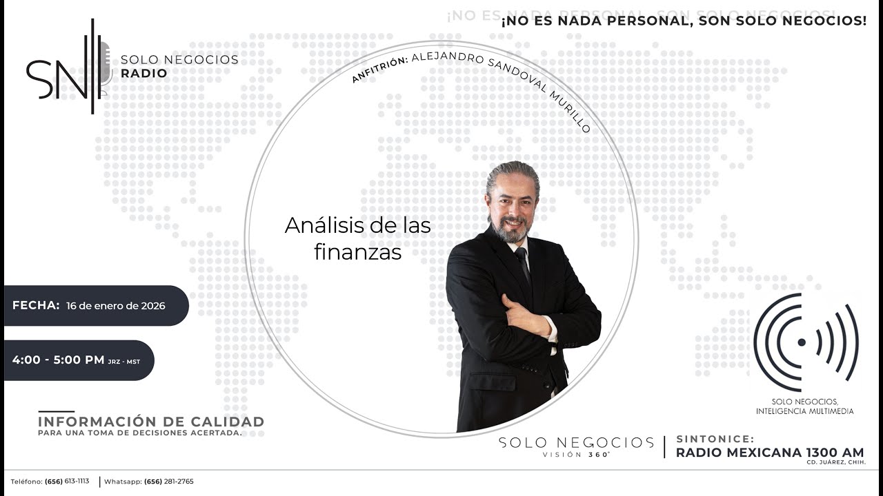 [SNR] Solo Negocios Radio del 16 de enero de 2026