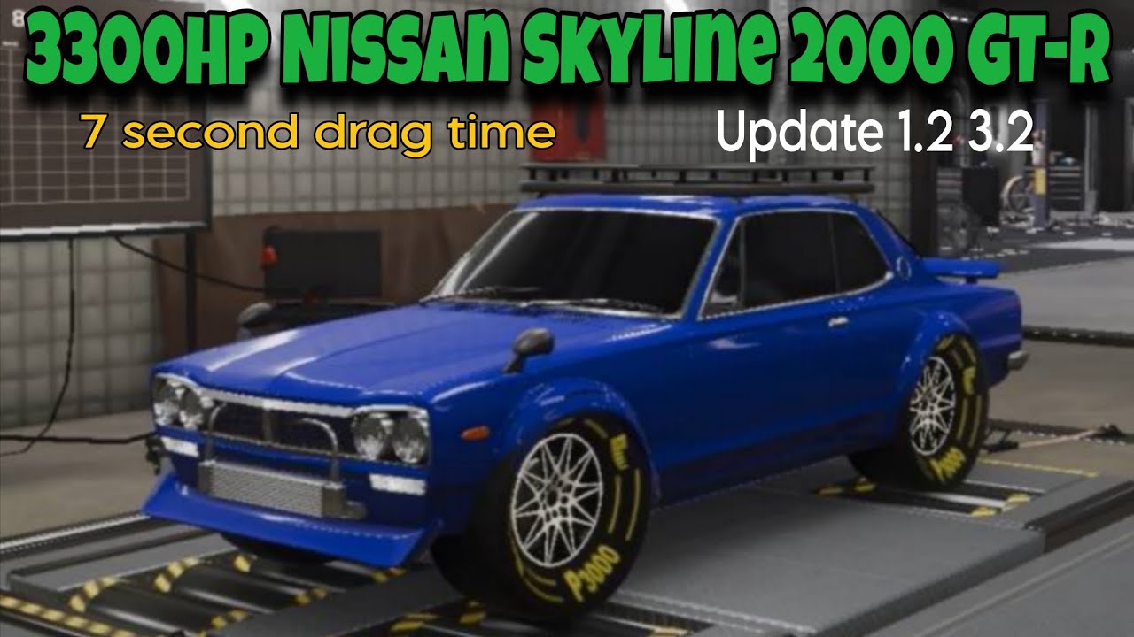 3300HP Nissan Skyline 2000 GT-R Drag Tune | Car Parking