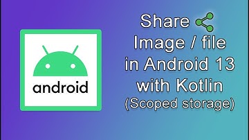 Share image/file in Android without asking runtime permission | Android Kotlin & scoped storage