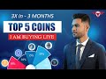 Top 5 Coins &amp; Live Crypto Portfolio Strategy 2025