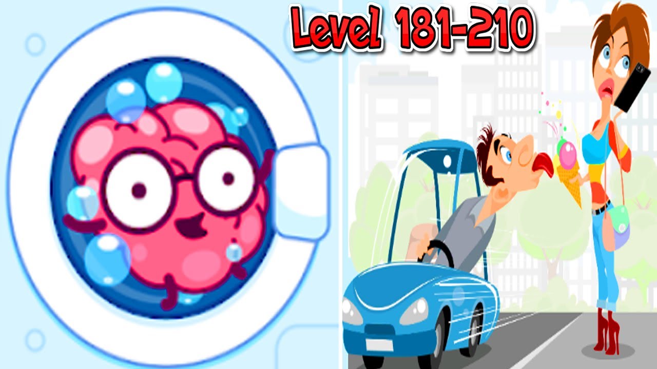 Brain Wash - All Levels 181-210 Solution Android Gameplay
