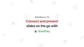 Zoho Show for iOS: Connect and present slides on the go with SharePlay screenshot 2