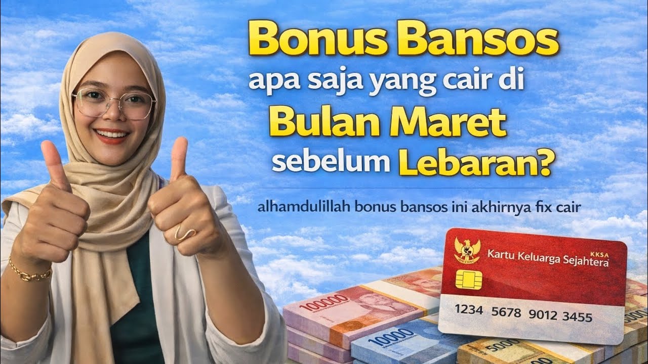 ALHAMDULILLAH BONUS BANSOS INI YANG FIX CAIR DI BULAN MARET