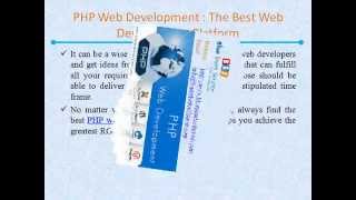 PHP Web Development : The Best Web Development Platform.