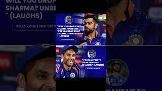 India’s captain backing a Sharma in a T20 World Cup press conference #cricket #viral #t20worldcup