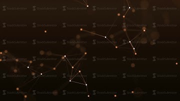 4k abstract loop color geometrical background with lines and dots