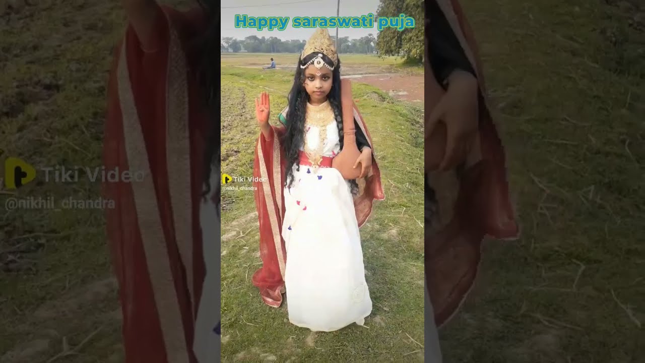 Happy saraswati puja  short  maakali  foryou  saraswati